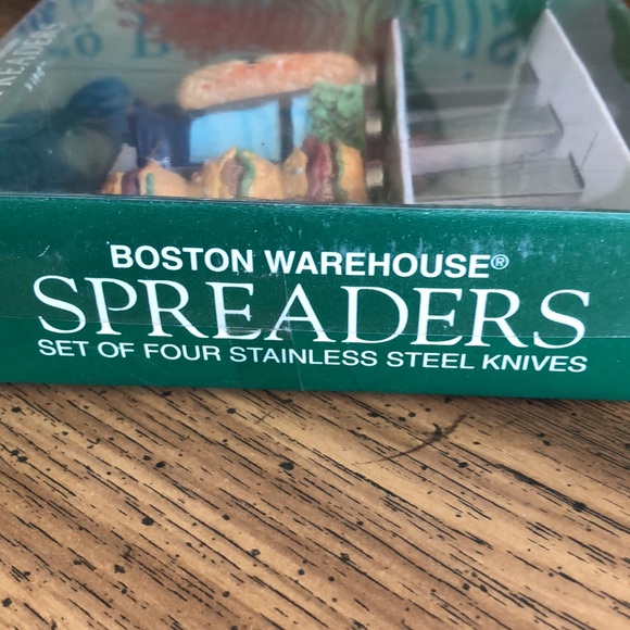 NEW Vintage BBQ Themed Stainless Steel Knife Spreaders - Picture 12 of 12